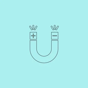 Magnet Symbol 스톡 일러스트