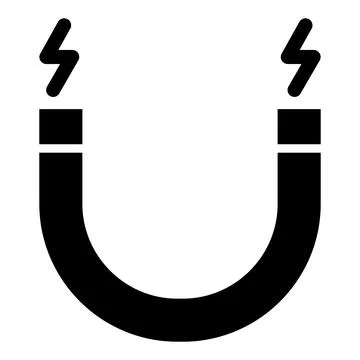 Magnet Vector Icon Design Illustration Stock Illustration