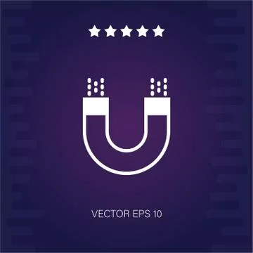 Magnet vector icon Stock Illustration