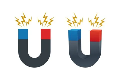 Magnet vector icons Stock Illustration