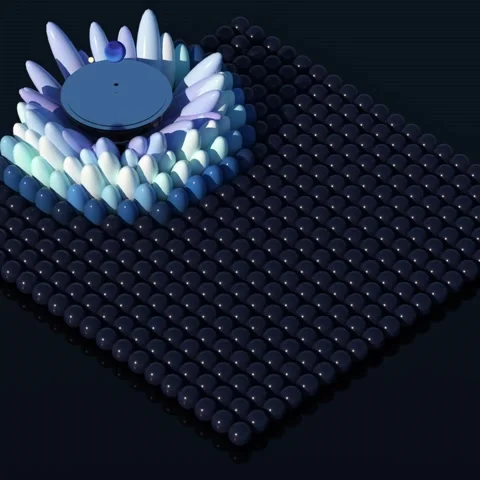 Magnetic Abstract Loop Stock Footage 149740303