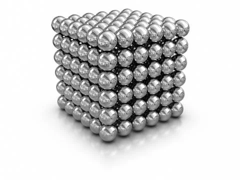 Magnetic balls Stock Illustration