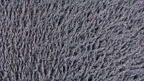 Magnetic chips form patterns in a magnetic field Video stock 73696060