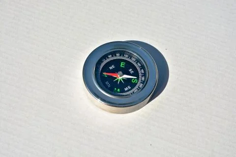 Magnetic compass. Stock Photos