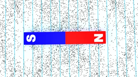 MAGNETIC FIELD Video stock 40635590