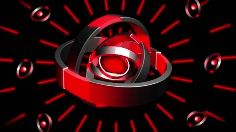 Magnetic Field Loop 7 Stock Footage 40565321