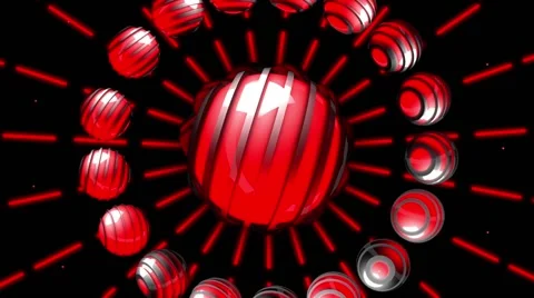 Magnetic Field VJ Loop 3 Stock Footage 40559529