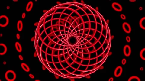 Magnetic Field VJ Loop 8 Stock Footage 40571079
