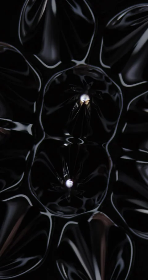 Magnetic fluid. Ferro fluid. Vertical video background, magnetic substance Stock Footage 267032478