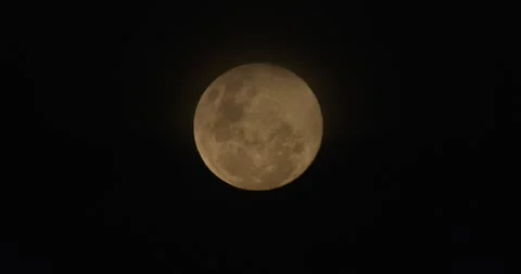Magnetic Full Moon 8K Video stock 331325537