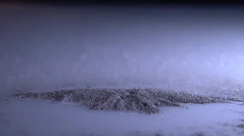 MAGNETIC IRON FILINGS - SHAPE Stock Footage 25272053