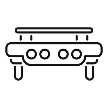 Magnetic levitation train moving on rail road icon Stock Illustration