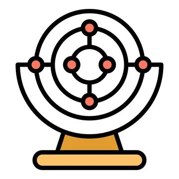 Magnetic pendulum icon vector flat イラスト素材