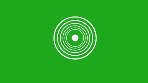 Magnetic power rings motion graphics with green screen background Stock Footage 279699227