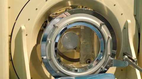 A magnetic resonance imaging machine used for brain scanning Stock Footage 48951846