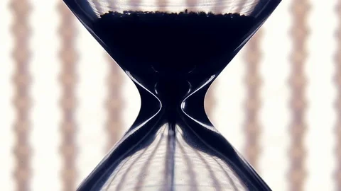 Magnetic Sand Timer Hourglass Stock Footage 84899752