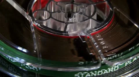 Magnetic tape Stock Footage 8974782