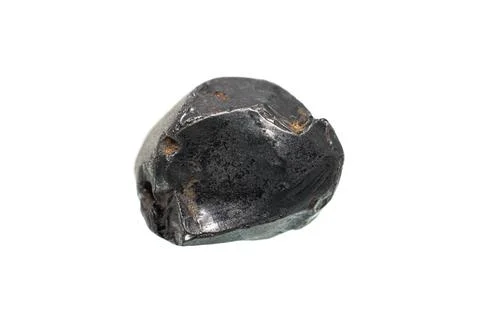 Magnetite stone on white background Stock Photos