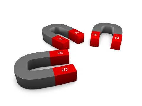 Magnets Illustrazione stock