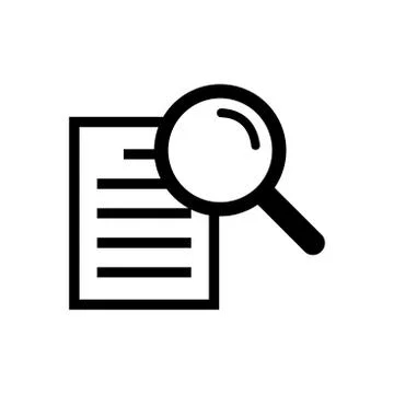 Magnification icon concept for web and mobile Stock Illustration