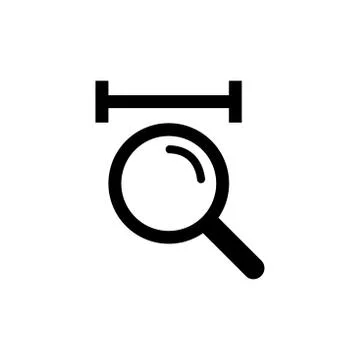 Magnification icon concept for web and mobile Stock Illustration