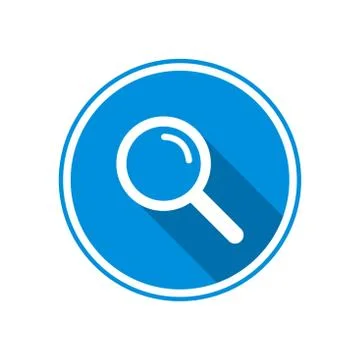 Magnification icon concept for web and mobile Stock Illustration