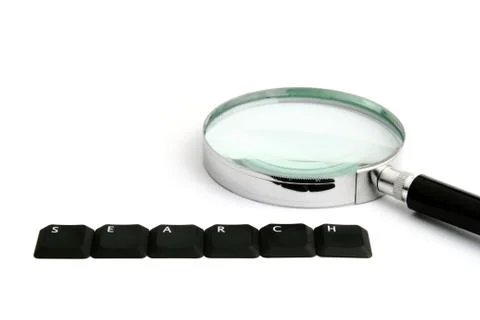 Magnification search Stock Photos