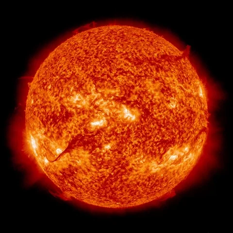 Magnificent Coronal Mass Ejection (CME) of the Sun - 2012 Stock Footage