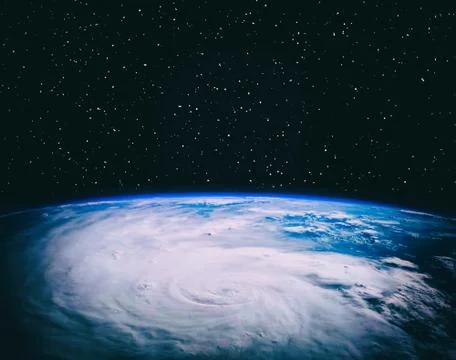 Magnificent earth in outer space. The elements of this image furnished by NAS Stock-Illustration