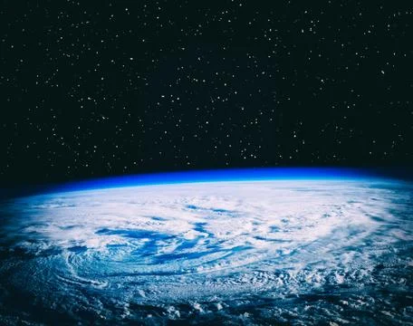 Magnificent earth in outer space. The elements of this image furnished by NAS Stock-Illustration