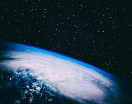 Magnificent earth in outer space. The elements of this image furnished by NAS Stock-Illustration