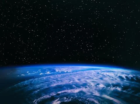 Magnificent earth in outer space. The elements of this image furnished by NAS Stock-Illustration