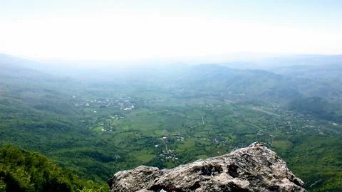 Magnificent nature view from the summit Stock Photos