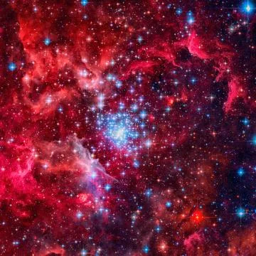 Magnificent nebula in outer space. Stock Photos