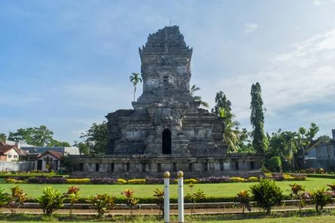 The magnificent Singhasari Temple in East Java Stock Photos