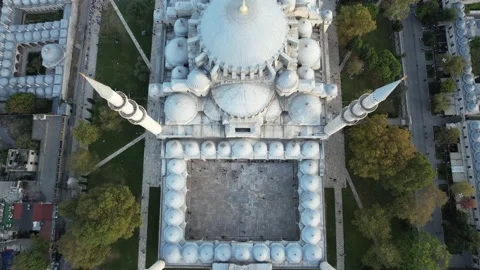 Magnificent suleiman mosque Stock Footage 218386520