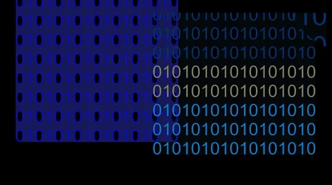 Magnified view of digital code Stock Footage 4470462