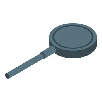 Magnifier case icon, isometric style Stock Illustration
