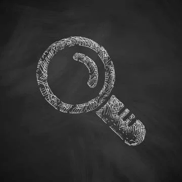 Magnifier icon Stock Illustration