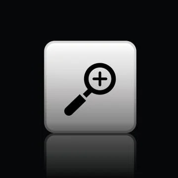 Magnifier icon web イラスト素材
