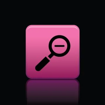 Magnifier icon web イラスト素材
