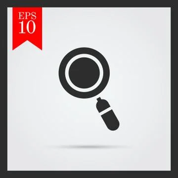 Magnifier icons Stock-Illustration