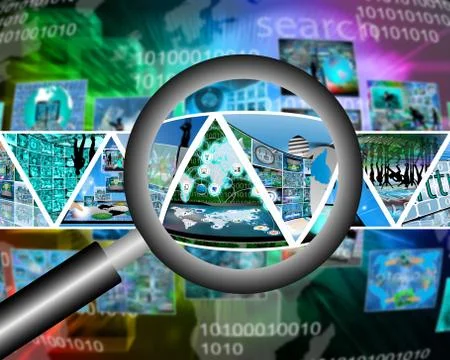 Magnifier Stock Illustration