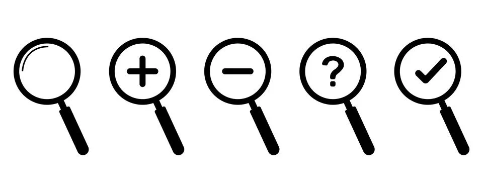 Magnifier Illustrazione stock