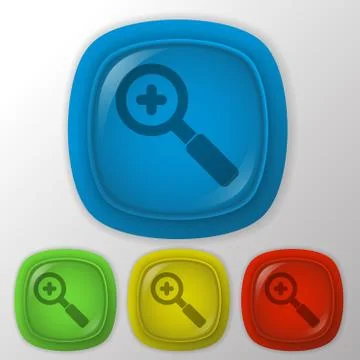 Magnifier increase Stock Illustration