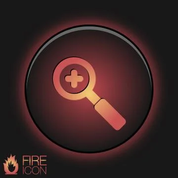 Magnifier increase Stock Illustration