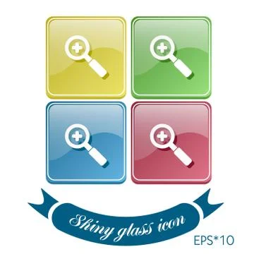 Magnifier increase Stock Illustration