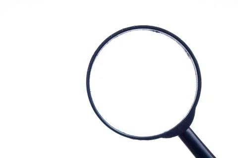 Magnifier isolated Stock Photos