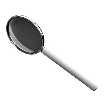Magnifier isolated on white background Stock Illustration
