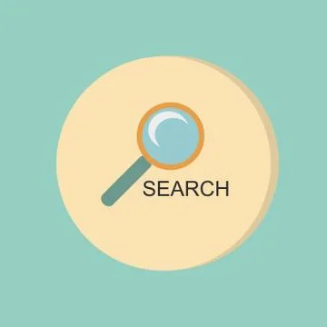 Magnifier search Stock Illustration